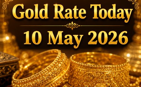 आज का सोने का भाव: 10 मई 2026 को क्या रहे 24K और 22K गोल्ड के रेट? जानें ताजा अपडेट