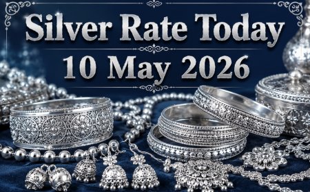 आज का चांदी का भाव: 10 मई 2026 को क्या रहे रेट? दिल्ली, मुंबई समेत प्रमुख शहरों की ताजा रिपोर्ट