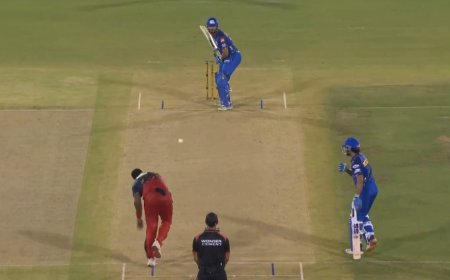 RCB vs MI LIVE Score: रोमांचक मोड़ पर बेंगलुरु और मुंबई की जंग; कॉर्बिन बॉश की हैट्रिक ने पलटा मैच, RCB को 24 गेंदों में चाहिए 36 रन