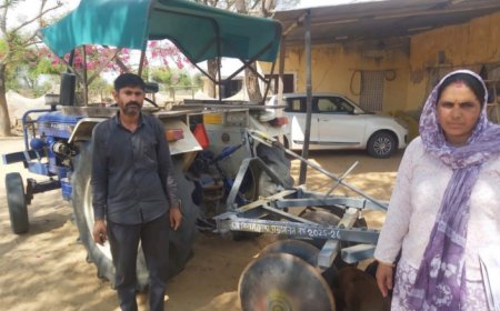 ग्राम रथ अभियान: सोहनलाल की बदली खेती की तस्वीर; सरकारी अनुदान से ख़रीदे कृषि यंत्रों ने बढ़ाया मुनाफ़ा