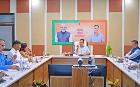 राजस्थान राजस्व समीक्षा: कर चोरी के खिलाफ मुख्यमंत्री भजनलाल शर्मा सख्त; वित्तीय वर्ष 2026-27 के लक्ष्यों के लिए तकनीक और नवाचार अपनाने के निर्देश