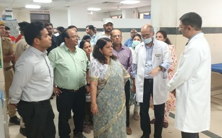 राजस्थान सार्वजनिक स्वास्थ्य अवसंरचना: प्रमुख शासन सचिव गायत्री राठौड़ ने किया जोधपुर के एमडीएम (MDM) अस्पताल का औचक निरीक्षण