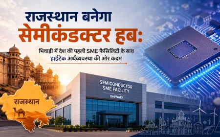 राजस्थान बनेगा सेमीकंडक्टर हब: भिवाड़ी में देश की पहली SME फैसिलिटी के साथ हाईटेक अर्थव्यवस्था की ओर कदम