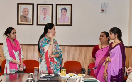 आंगनबाड़ी के बच्चों को मिलेगा 'न्यूट्री पुलाव': उप मुख्यमंत्री दिया कुमारी ने किया स्वाद परीक्षण और दिए सुधार के निर्देश