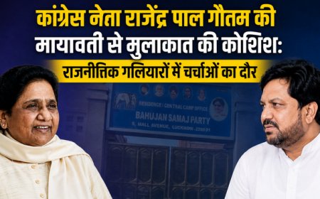 कांग्रेस नेता राजेंद्र पाल गौतम की मायावती से मुलाकात की कोशिश: राजनीतिक गठबंधन और दलित राजनीति पर गर्माई बहस