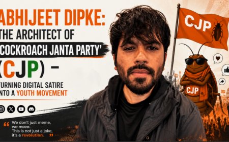 अभिजीत दिप्के: 'कॉकरोच जनता पार्टी' (CJP) के संस्थापक, जिन्होंने मीम को बना दिया भारत का सबसे बड़ा युवा आंदोलन