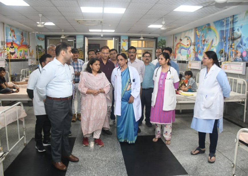 कोटा अस्पताल निरीक्षण: लापरवाही पर बरसीं प्रमुख शासन सचिव गायत्री राठौड़; नर्सिंग कॉलेज को नोटिस और डॉक्टरों को कड़ी चेतावनी