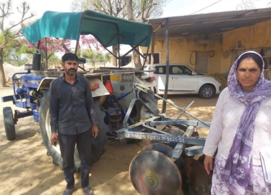 ग्राम रथ अभियान: सोहनलाल की बदली खेती की तस्वीर; सरकारी अनुदान से ख़रीदे कृषि यंत्रों ने बढ़ाया मुनाफ़ा