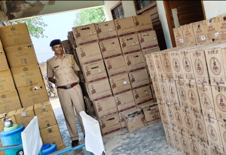 आबकारी विभाग का 'सर्जिकल स्ट्राइक': उदयपुर और हनुमानगढ़ में 1.25 करोड़ की अवैध शराब जब्त, गुजरात जा रही थी खेप