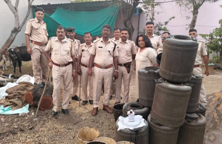 राजस्थान आबकारी विभाग का 'क्लीन स्वीप' अभियान: 12 दिनों में 1158 केस दर्ज, 3.33 लाख लीटर वाॅश नष्ट