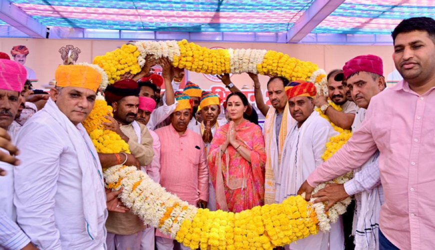 राजस्थान ग्रामीण विकास: उप मुख्यमंत्री दिया कुमारी ने किया केसरपुरा ग्राम पंचायत भवन का लोकार्पण; कहा- यह पूरे प्रदेश के लिए बनेगा मॉडल