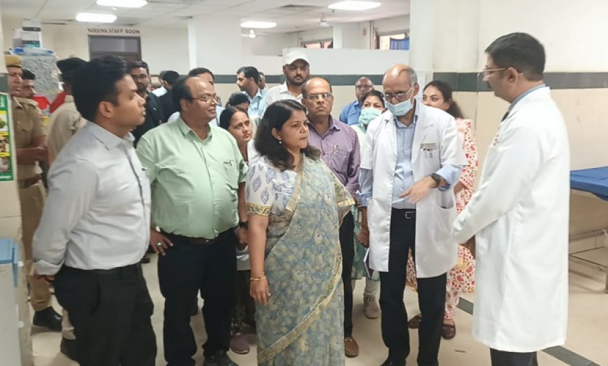 राजस्थान सार्वजनिक स्वास्थ्य अवसंरचना: प्रमुख शासन सचिव गायत्री राठौड़ ने किया जोधपुर के एमडीएम (MDM) अस्पताल का औचक निरीक्षण