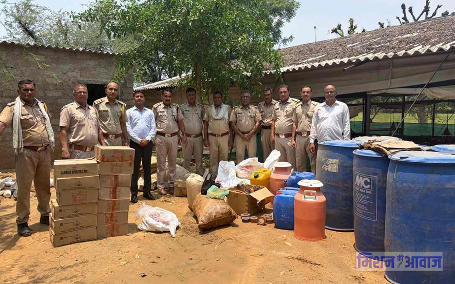 राजस्थान में अवैध शराब पर आबकारी विभाग का महा-अभियान: हजारों लीटर वाश और कई कच्ची भट्टियां नष्ट